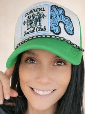 Cowgirl Social Club Trucker Hat Western Boutique Snapback Cap